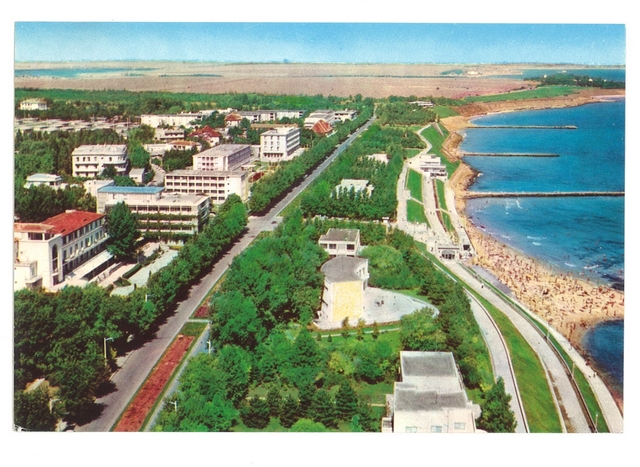 1956-1 - Eforie Nord. Plaja si faleza